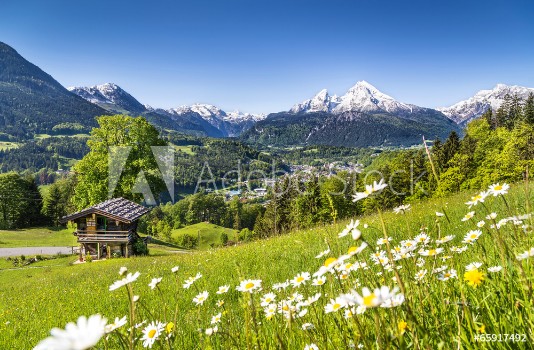 Picture of Scenic landscape in Bavarian Alps Berchtesgaden Germany